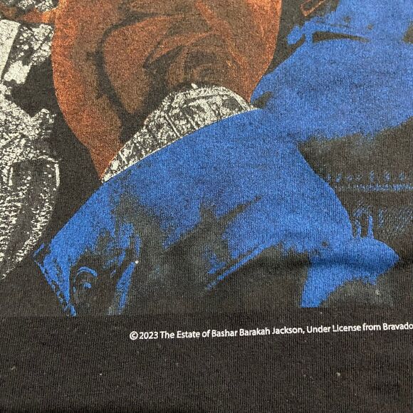 Hollister x Pop Smoke Memorial Rap Rapper Tee Washed Black Men's Size Large - Picture 4 of 8